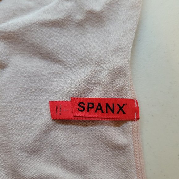SPANX Slimmer & Shine Open Bust Bodysuit Shaper Beige Plus 1X - Picture 5 of 7
